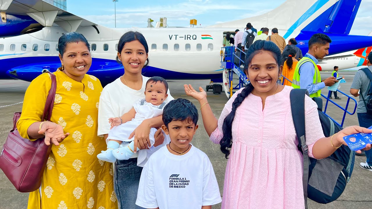Home 🏠 To Flying യാത്ര പറഞ്ഞ് കവിയുടെ കൂടെ ചേച്ചി വിമാനം കയറി 😍 വീണ്ടും വരാം 