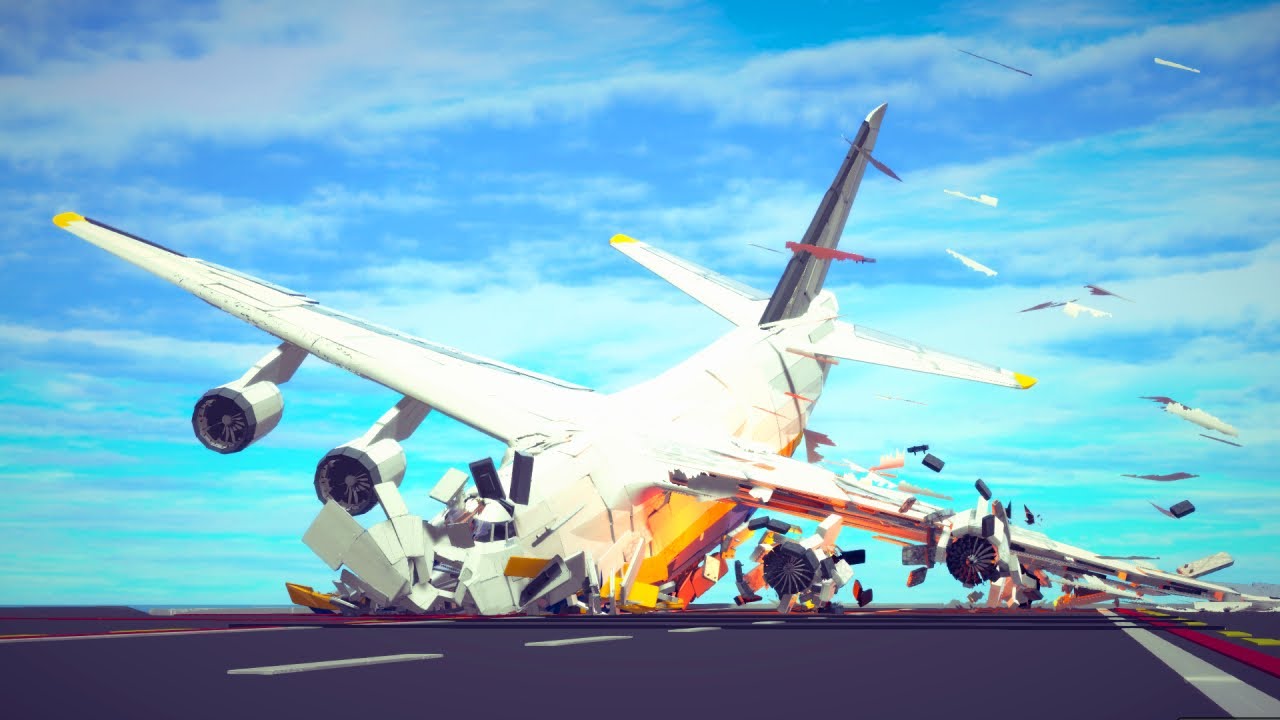 Satisfying Airplane Crashes #10 😱 Besiege