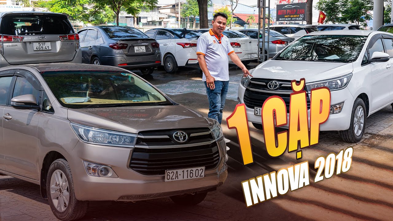 Đây là những lý do nên chọn Innova!! - 1 Cặp Innova 2018 số sàn có mặt tại bãi @Auto Car Pháp Anh