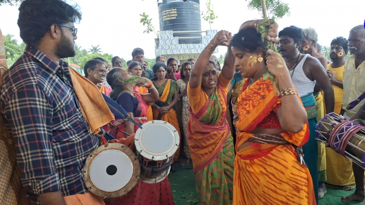 ✨️#பெண்கள் மீது 😭#மாண்டவர்கள் அழுது கொண்டு சாமியாட்டம்| #sami aattam| #Nagaraj pambai brand music 