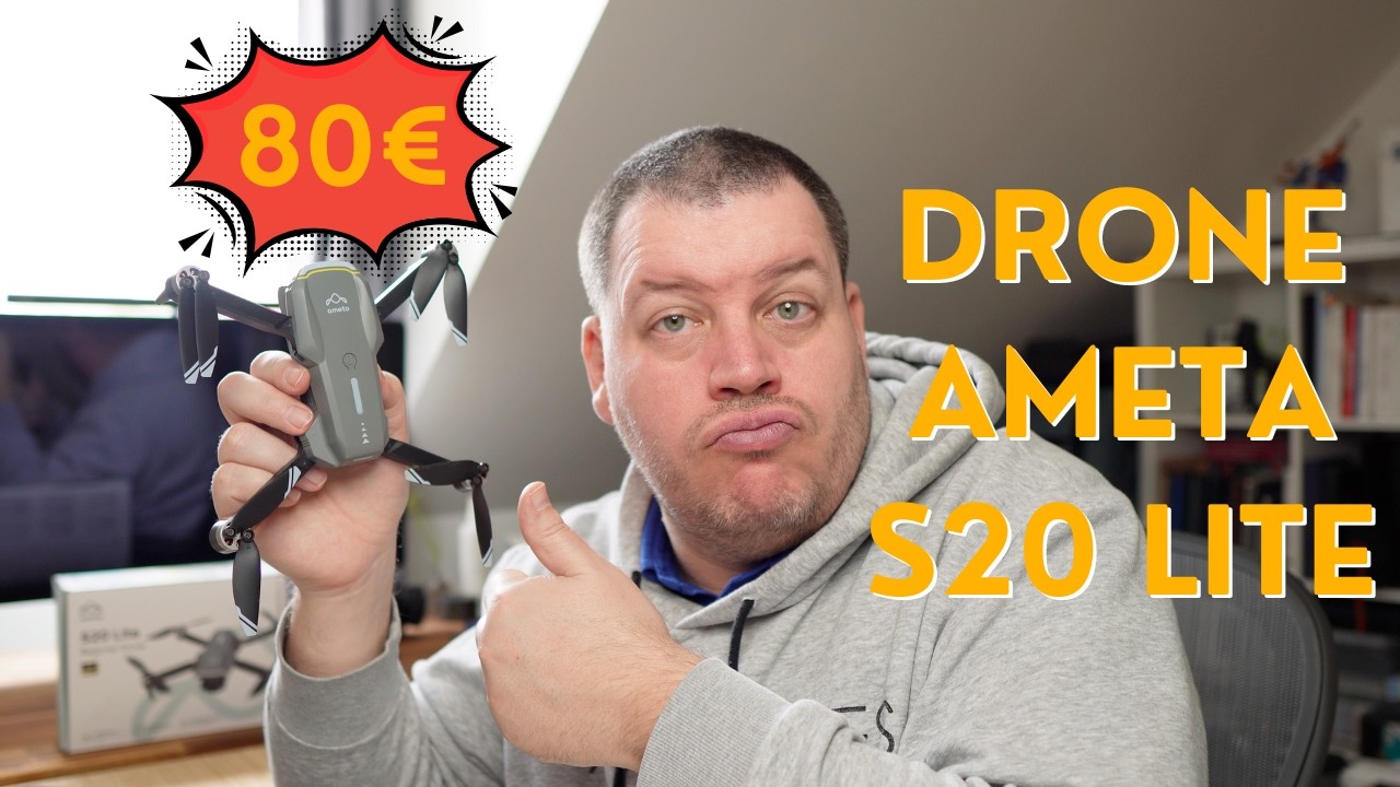 Un DRONE pas cher &agrave; 80&euro; &ccedil;a vaut quoi ? : Test du AMETA S20 Lite
