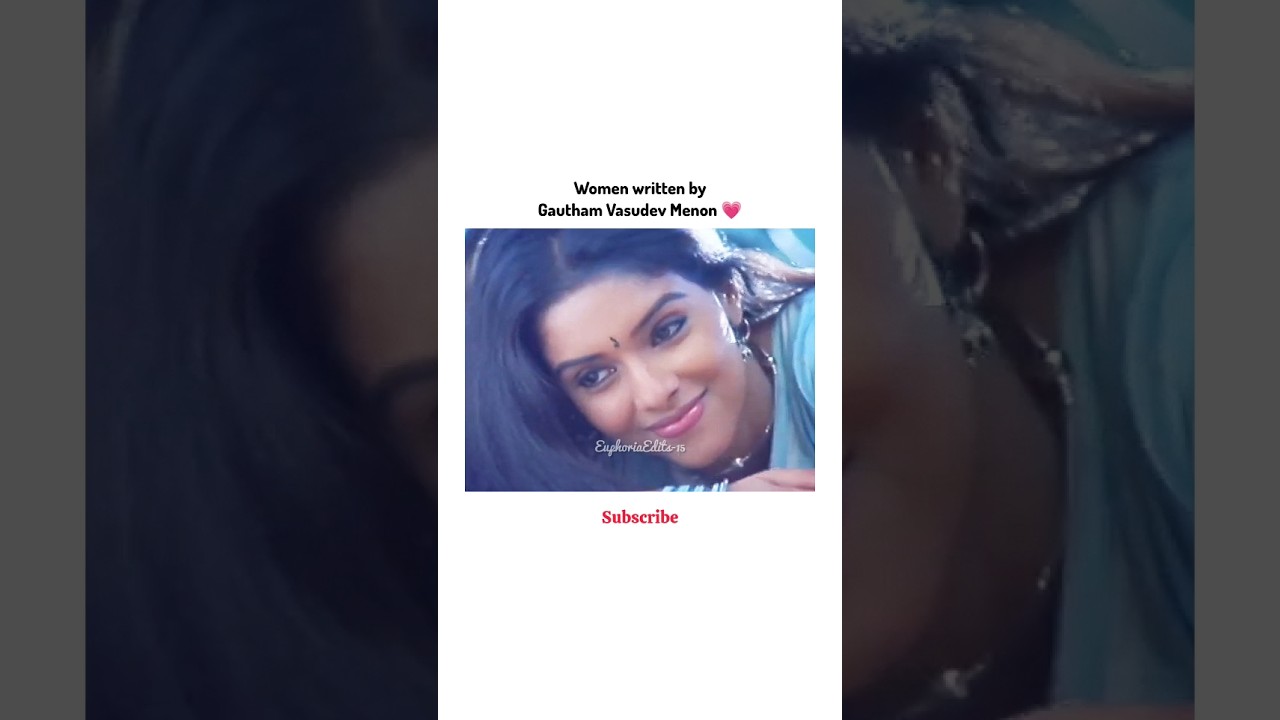 Woman Written By GVM Just Hit Different #GVM #GauthamMenon #TamilCinema #Kollywood #shorts