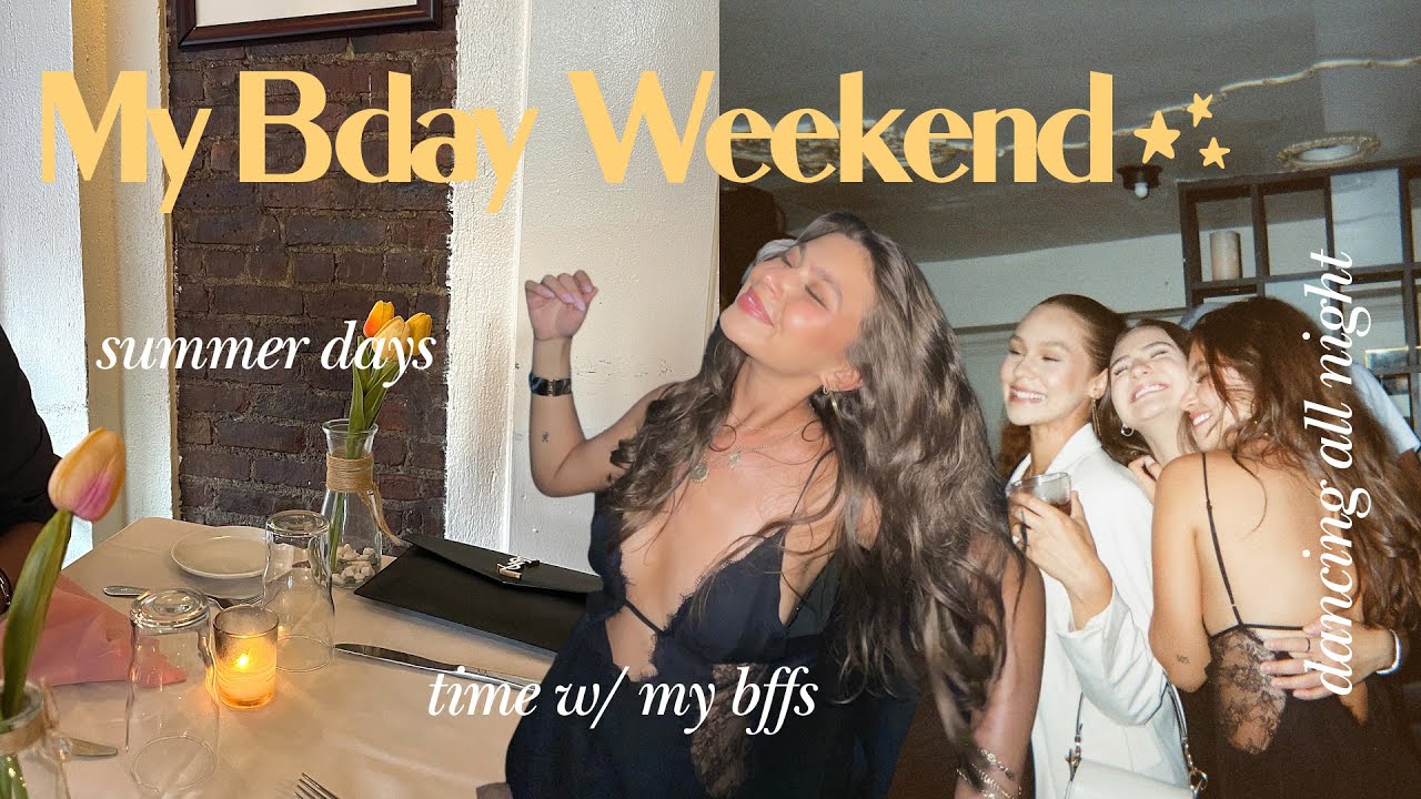 days in NYC vlog | my 24th birthday party, brunch with the girls, cooking event!