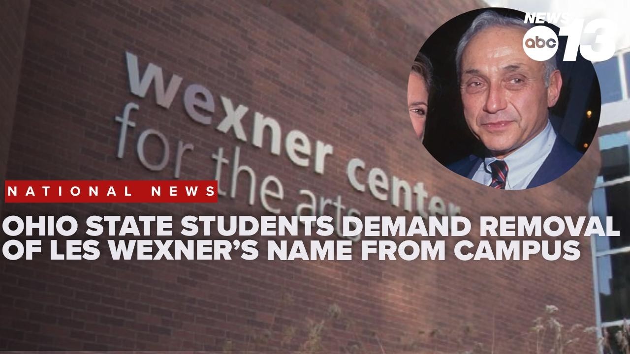 Ohio State students, health care workers demand removal of Les Wexner's name from campus