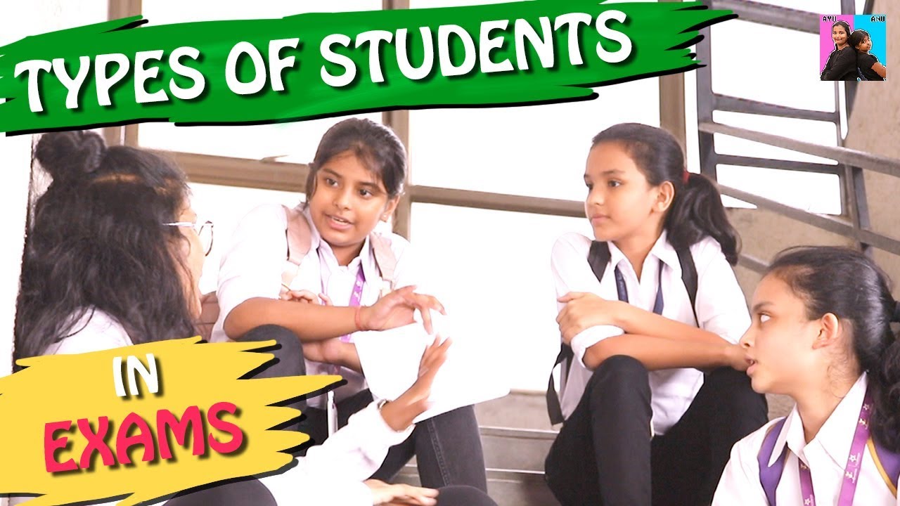 Types Of Students In EXAMS l Funny Video l Ayu And Anu Twin Sisters