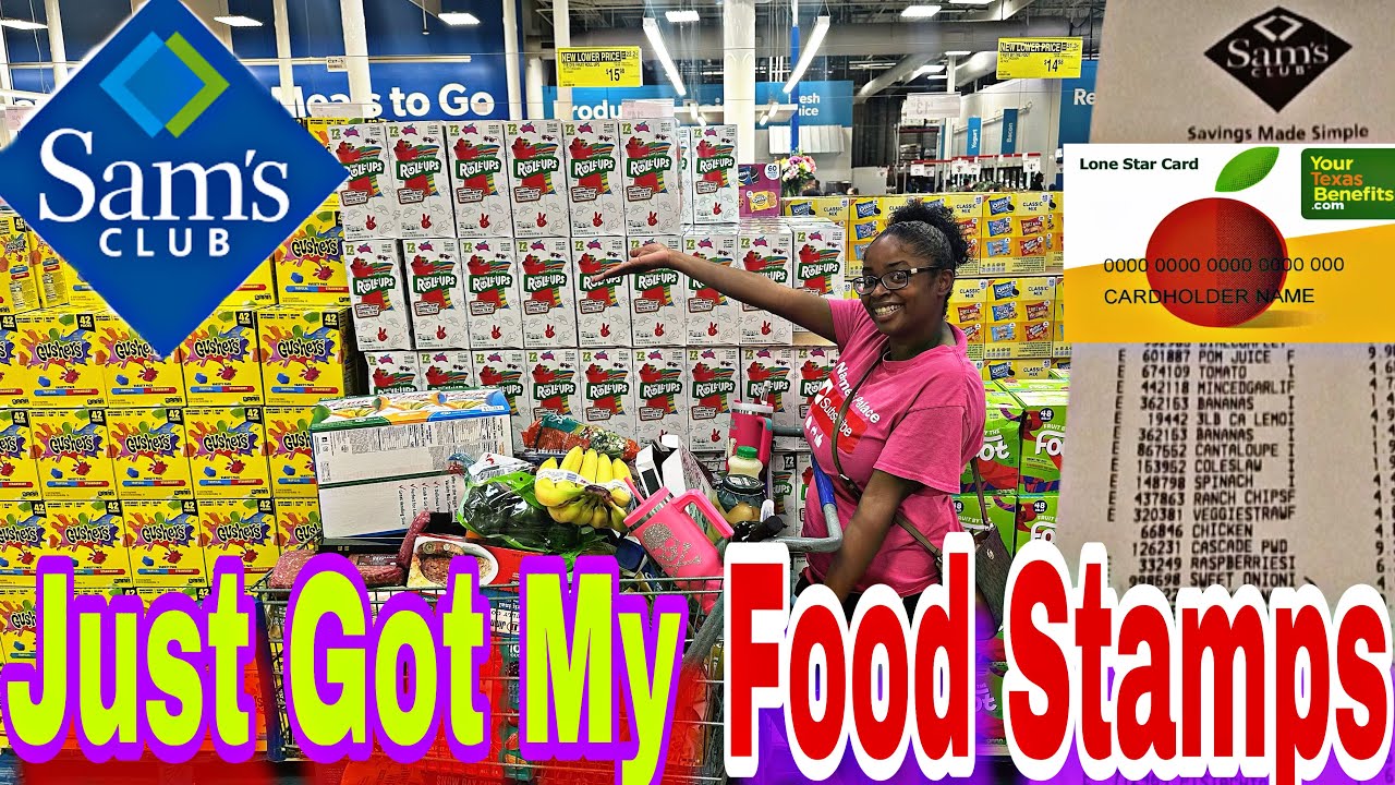 SAM’S CLUB MONTHLY FOOD STAMP HAUL + HOW I SAVED $17 WITH NEW INSTANT SAVINGS