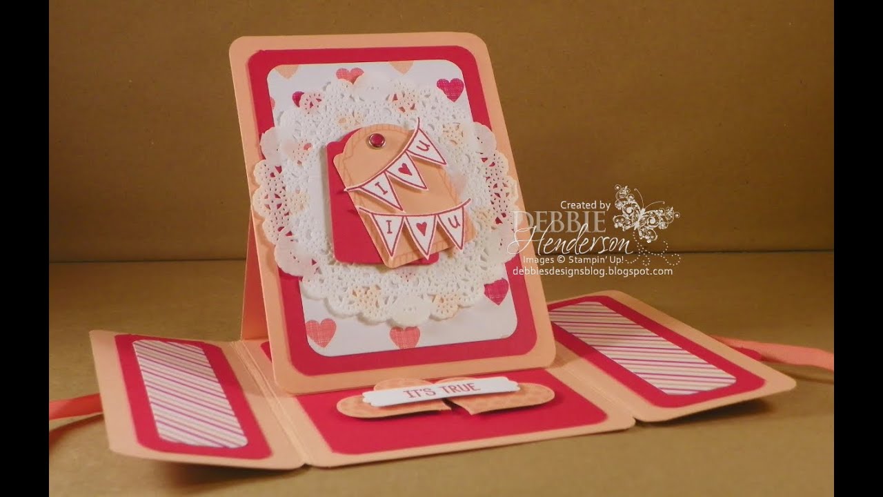 Debbie's Designs, Gate Fold Easel Card