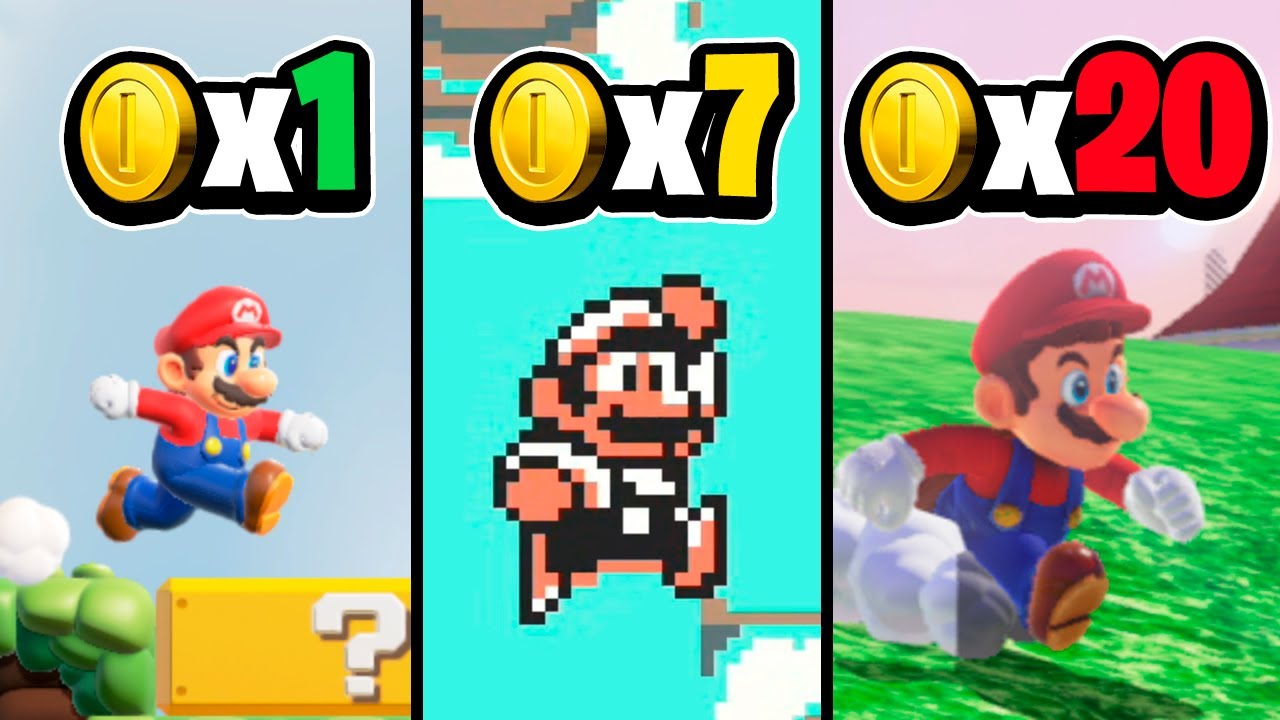 Si toco una MONEDA cambio de SUPER MARIO 😱😱😱