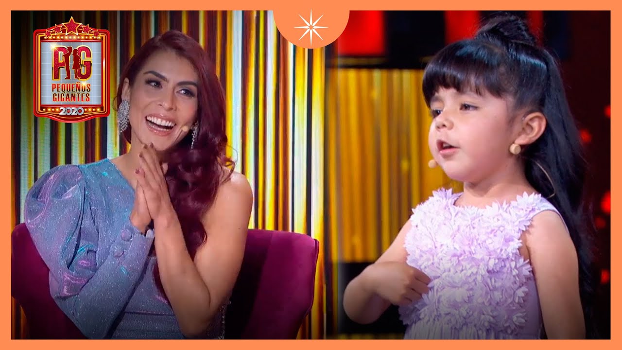 Mayte nos dice cómo es la dieta 'Kung Fu Panda' que hace su mamá | #PequeñosGigantes 2020