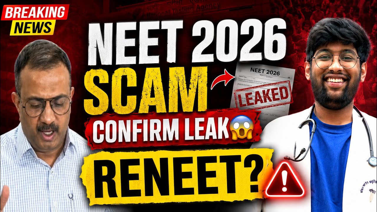 NEET 2026 Scam Exposed😱| Paper leak Comfirmed ?