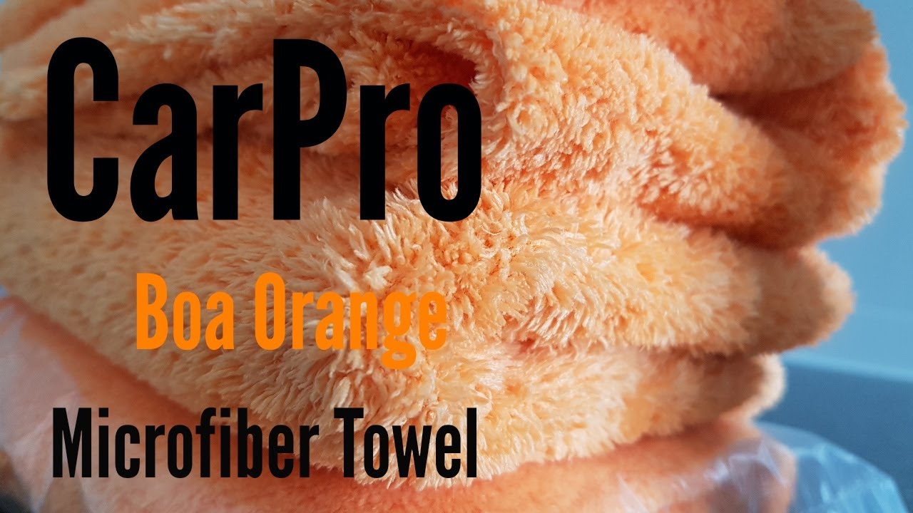CarPro BOA Orange Microfiber Towel #CarPro #detailing #Microfiber
