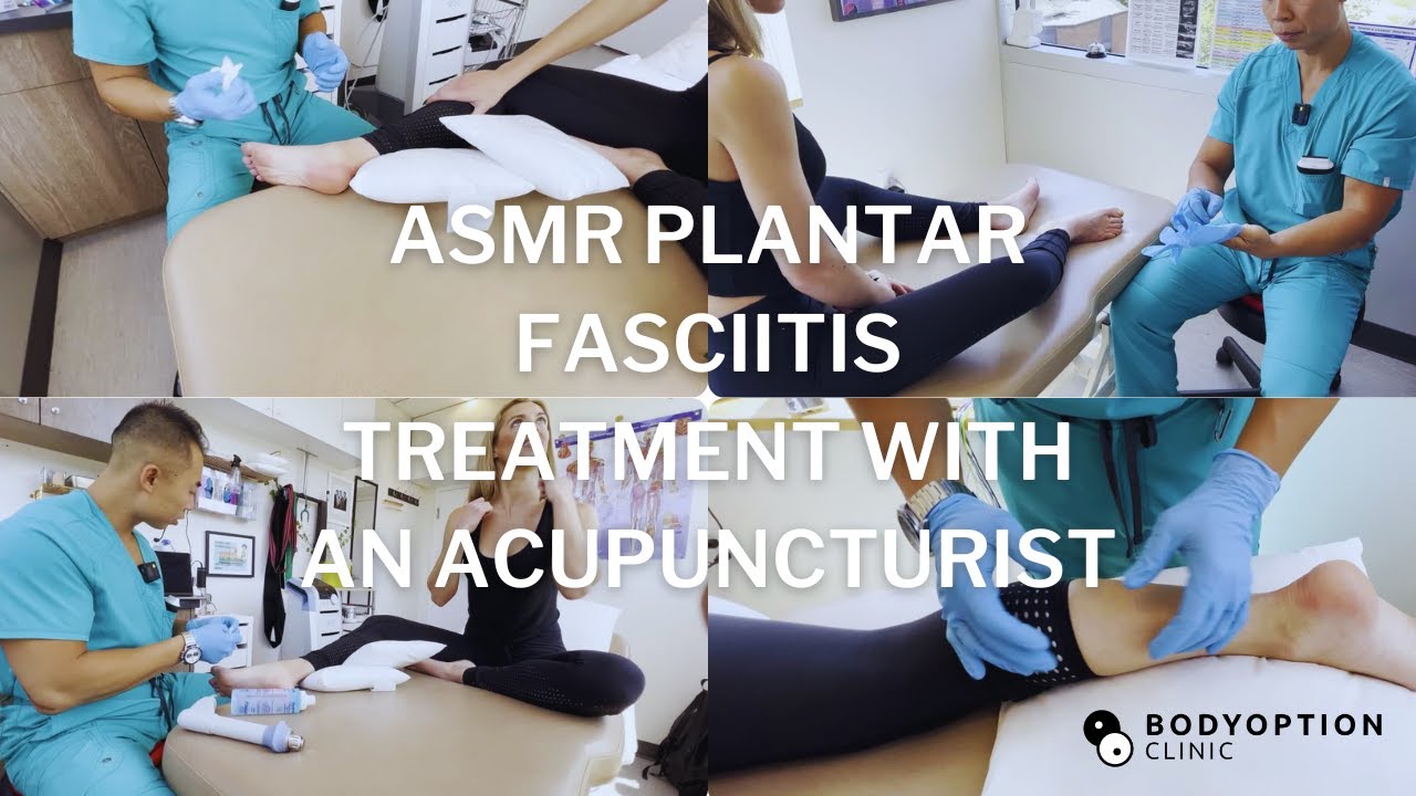 ASMR Plantar Fasciitis Treatment With An Acupuncturist