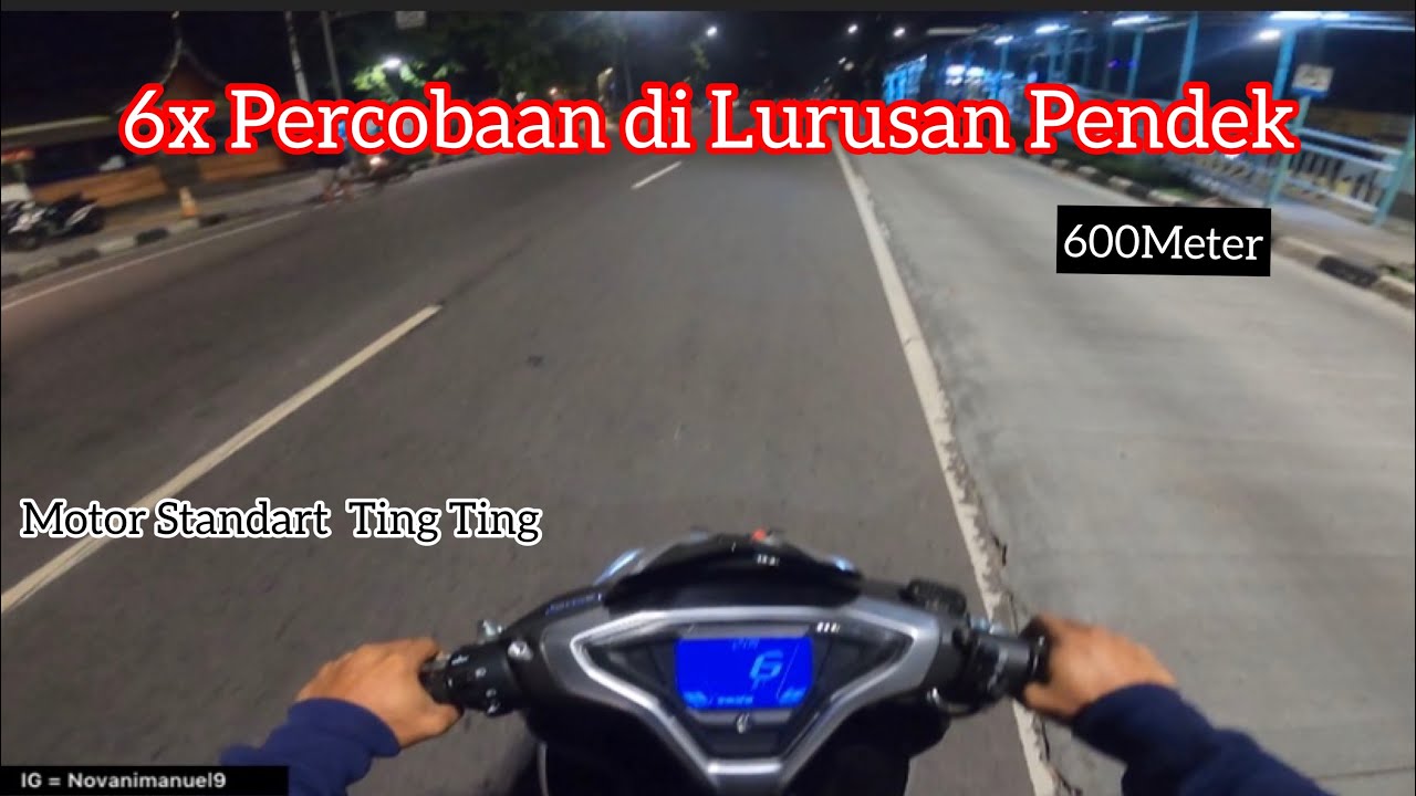 Top Speed All New Aerox 2021|dalam 600Meter