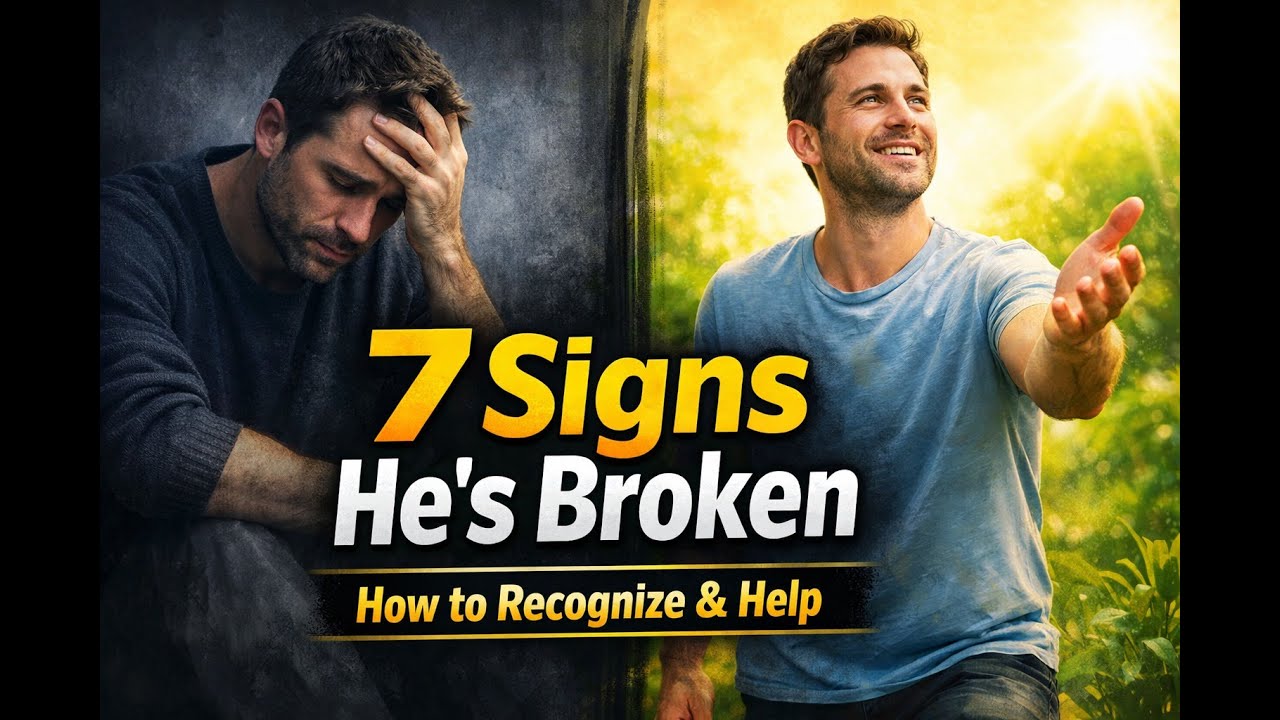 7 Signs That a Man is Broken And How to Help