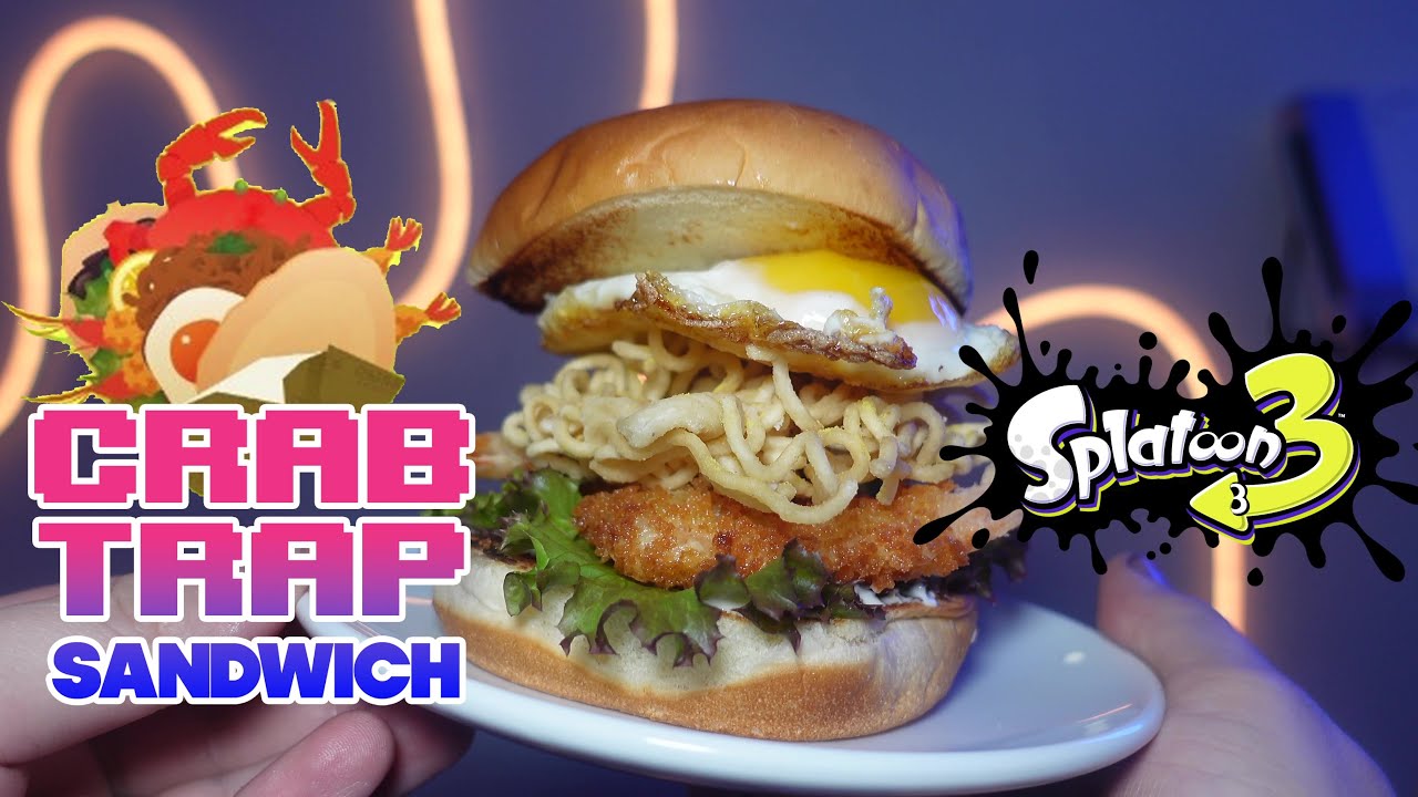 Я сделал коммерческий сэндвич с ловушкой для крабов из Splatoon 3
