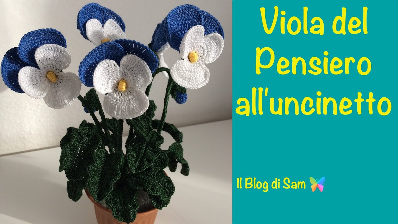 Spiegazione della Viola del Pensiero all'uncinetto