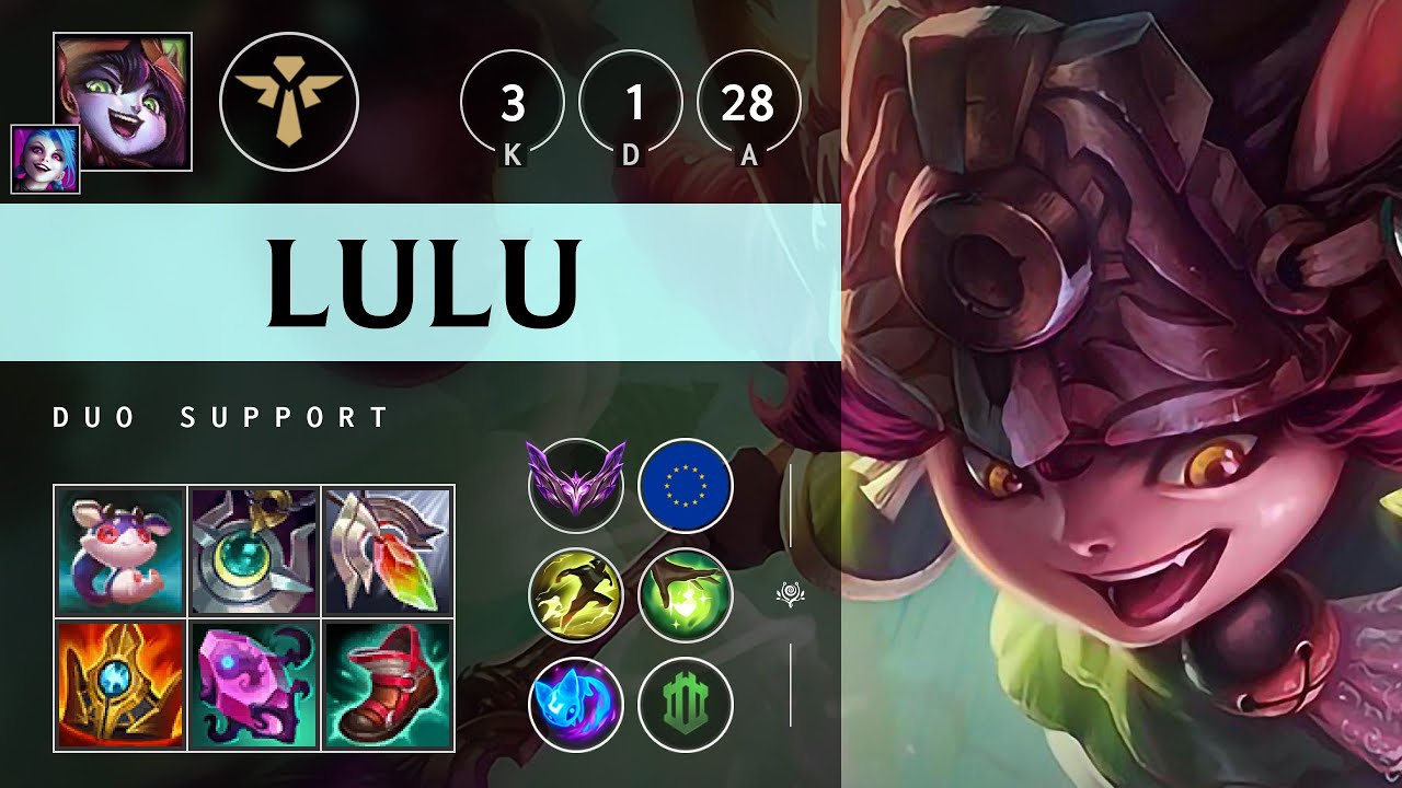Lulu Support vs Nautilus: Shield Maker - EUW Master Patch 25.S1.2