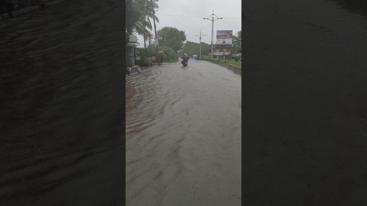 Flood in Belagavi - Azam Nagar Road