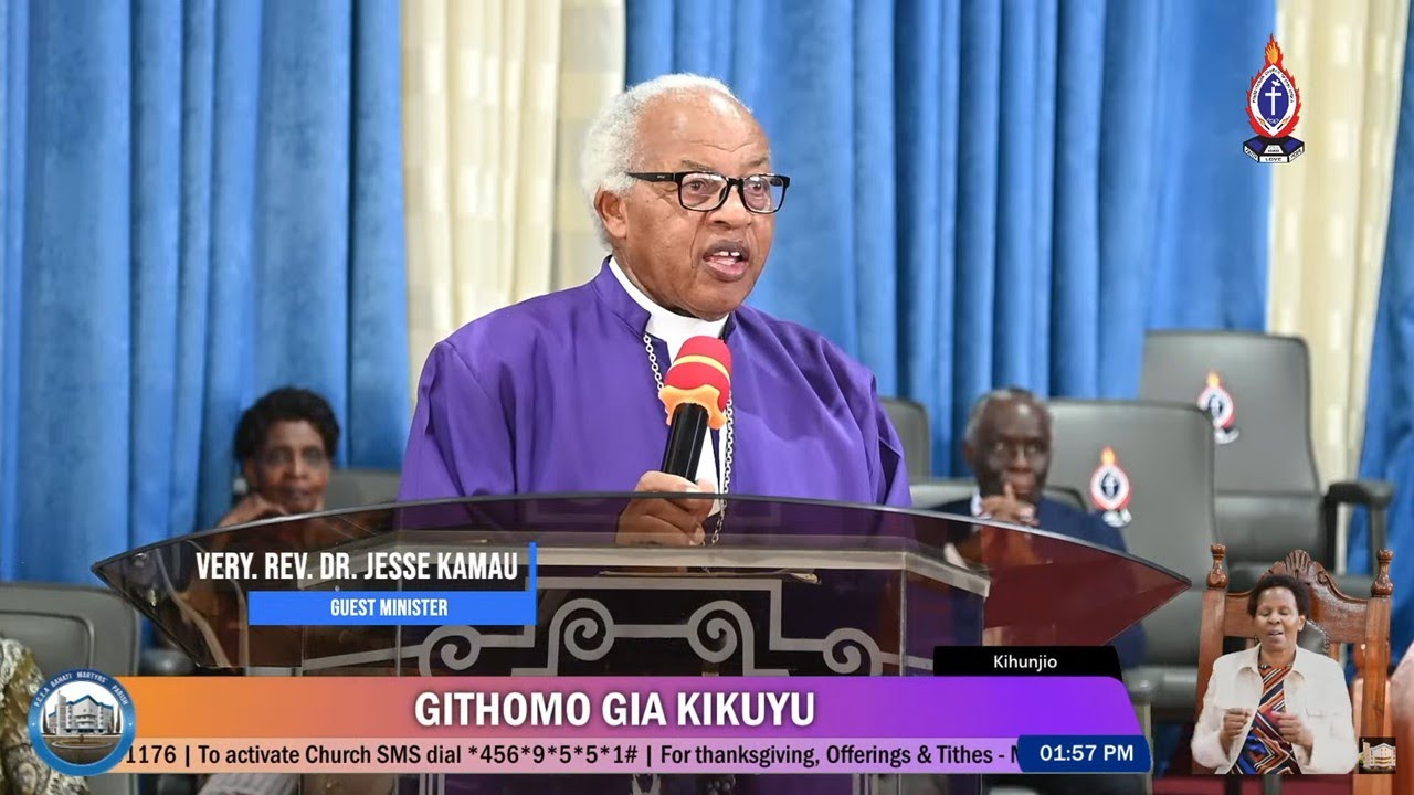 Kihunjio | Mũoroto: Ũtungatĩri harĩ kũheana - Very. Rev. Dr. Jesse Kamau