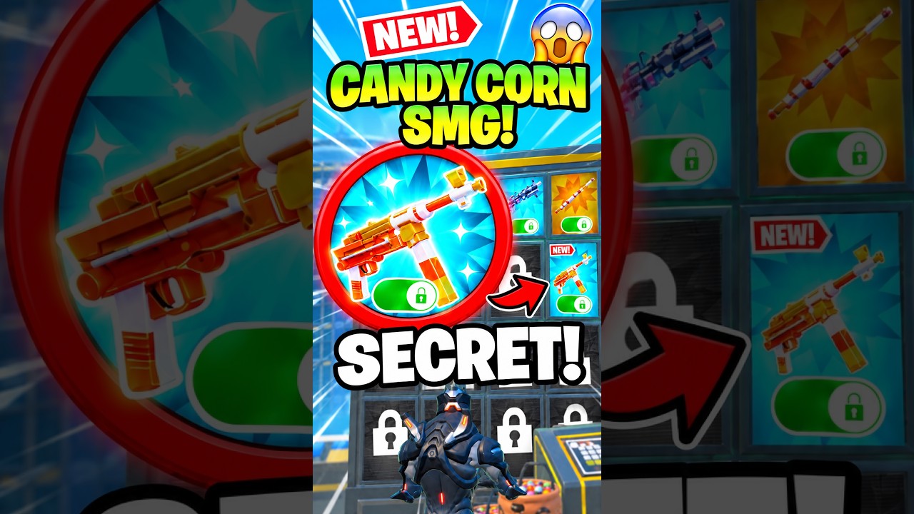 Как ПОЛУЧИТЬ НОВЫЙ СЕКРЕТНЫЙ ПП CANDY CORN в Fortnite 1 на 1 со всем оружием!