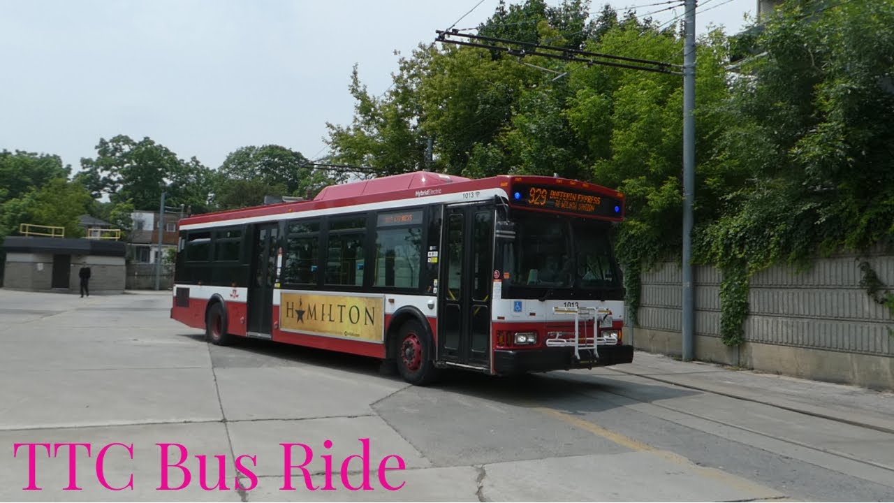 Toronto TTC 929 Dufferin Express Bus Ride - Full Route Northbound 6/15/2023