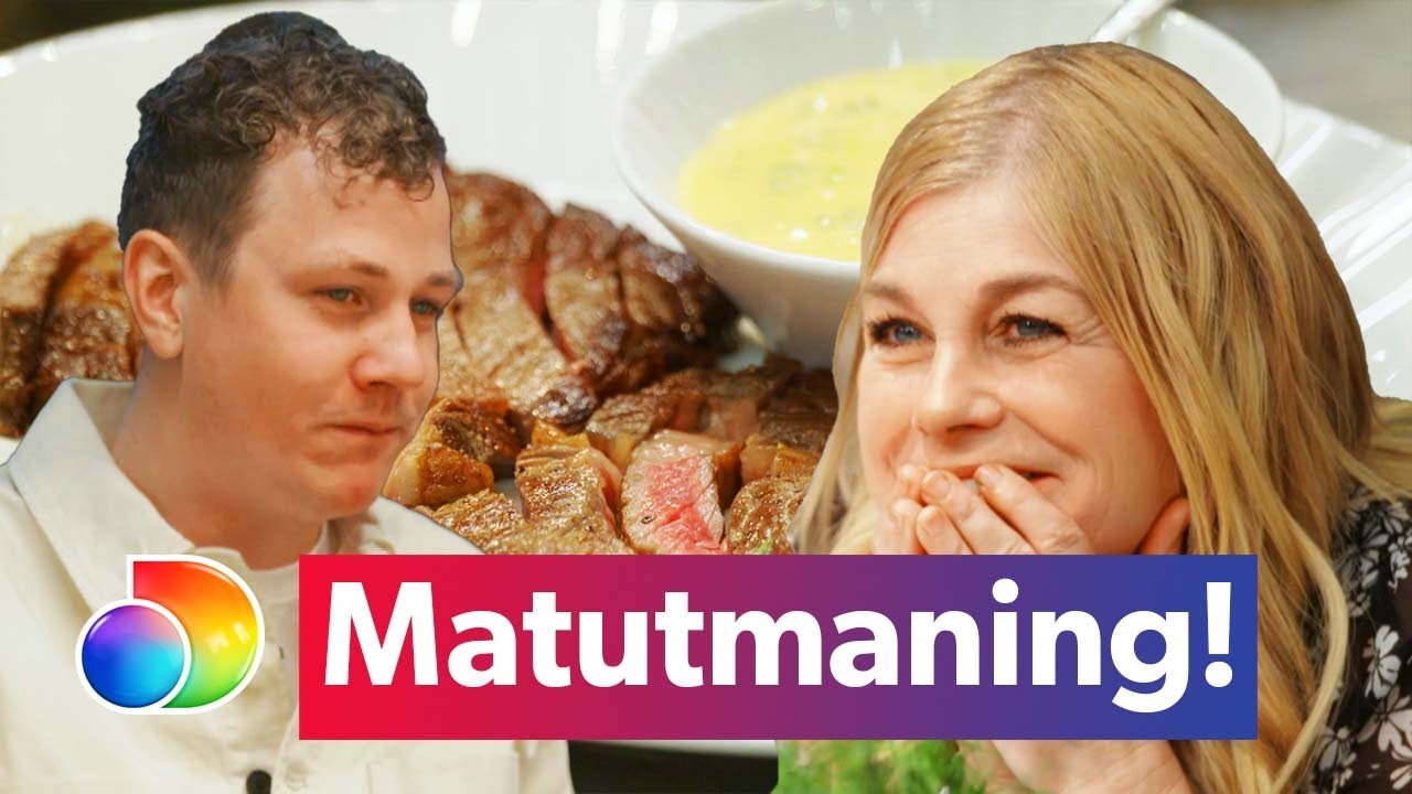 Pernilla lagar entrecote med bearnaise till erfarna kockar | Pernillas matresa | discovery+ Sverige