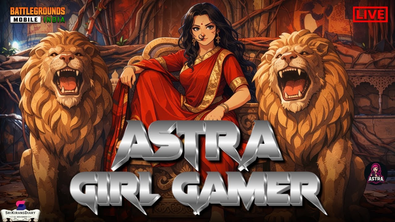 Rank push 🔥DAY-5 || BGMI Live ||Astra Girl Gamer #telugu #kannada #tamil #hindi #bgmilive