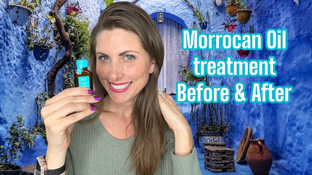 Moroccanoil Treatment Before & After for Shiny Hair in Seconds