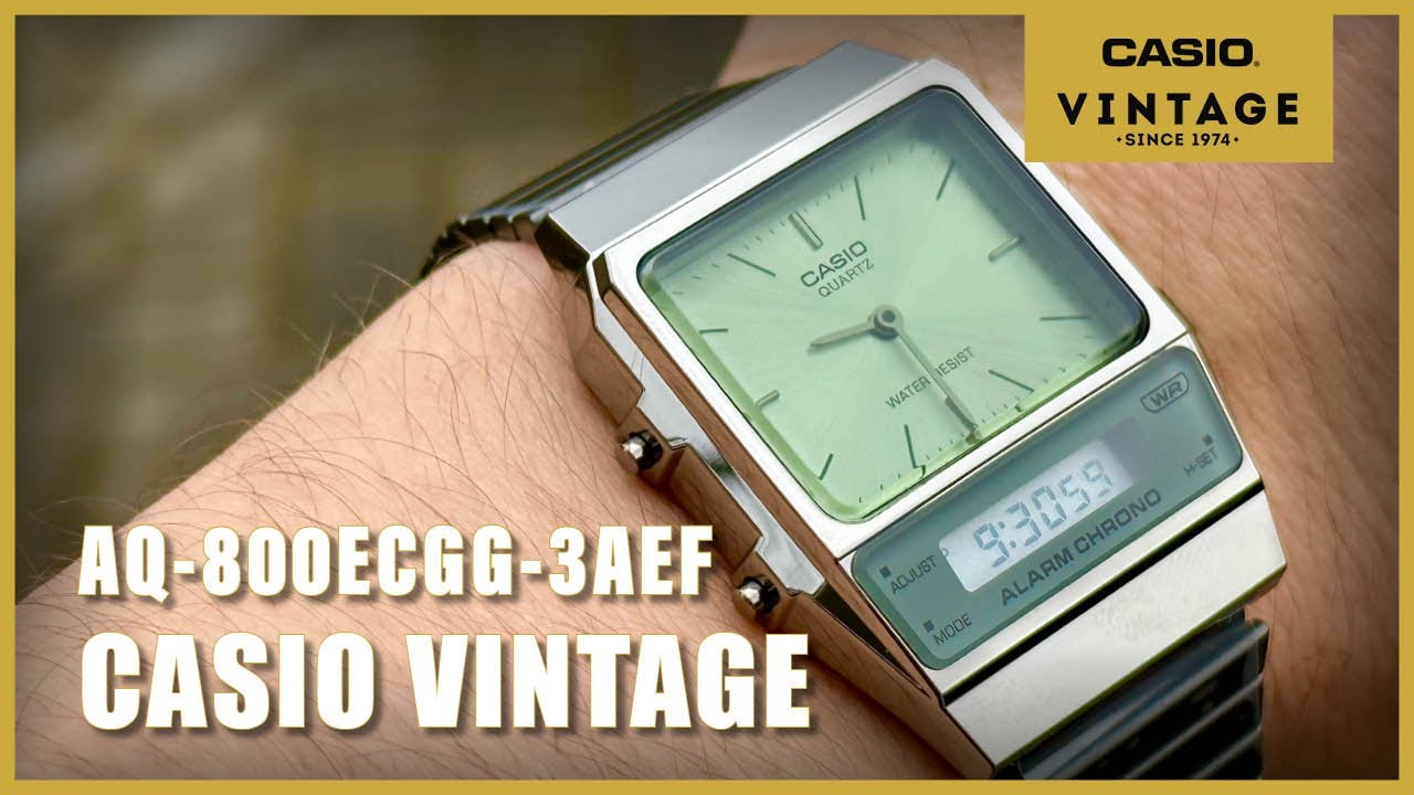 Unboxing The New Casio Vintage AQ-800ECGG-3AEF