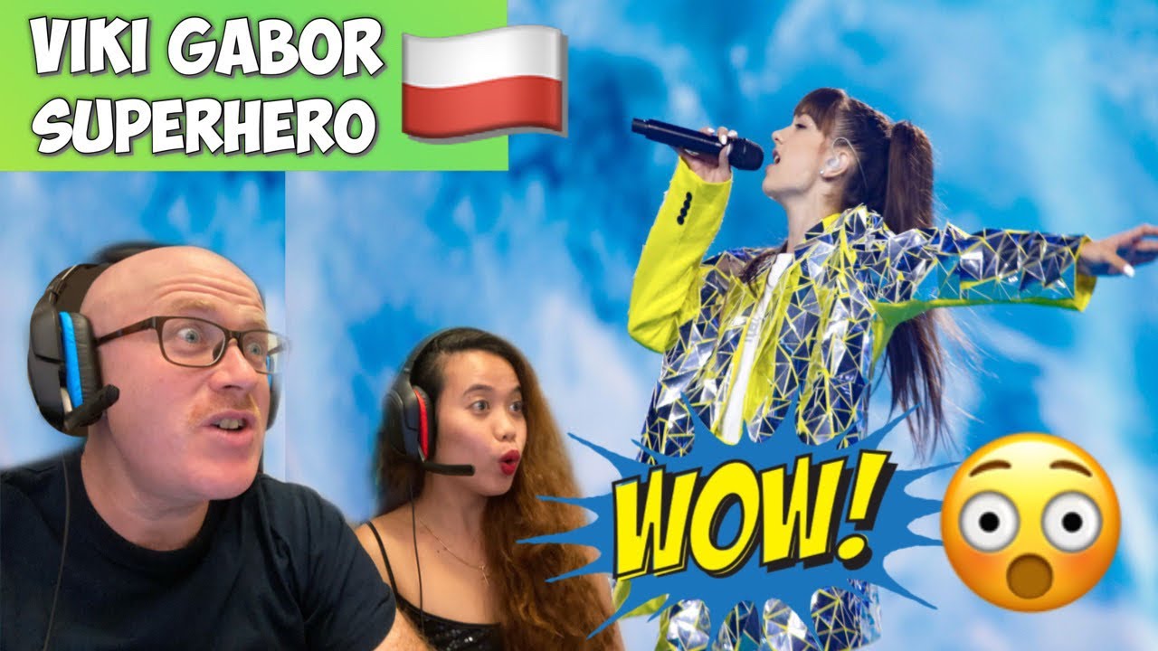 VIKI GABOR - SUPERHERO | POLAND JUNIOR EUROVISION 2019 |FIRST TIME TO REACT!🇵🇱