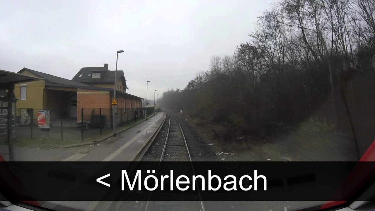 Führerstandsmitfahrt  Von Fürth(Odenw) nach Weinheim(Bergstr) Mit der BR 622