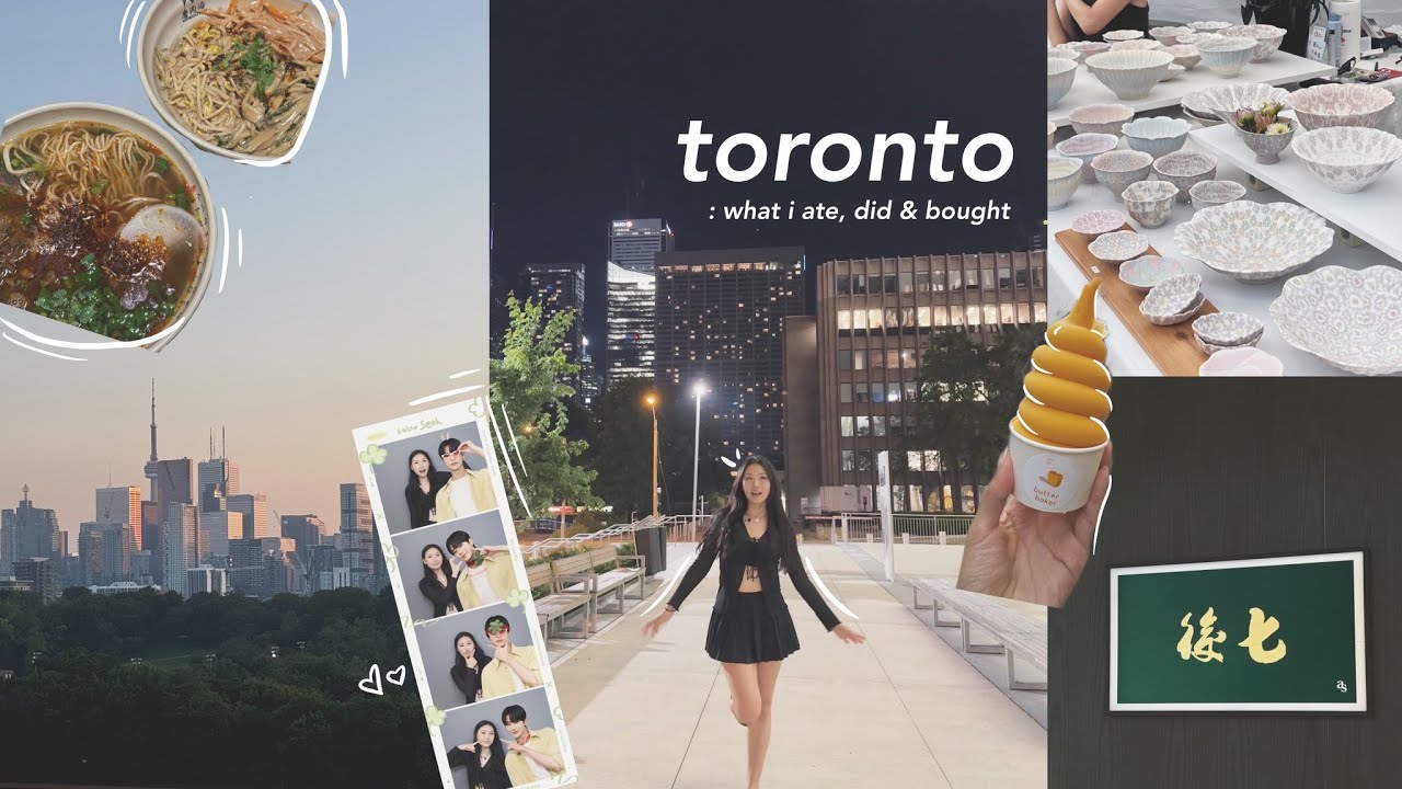 toronto vlog 🇨🇦 good eats, lots of shopping, exploring the city