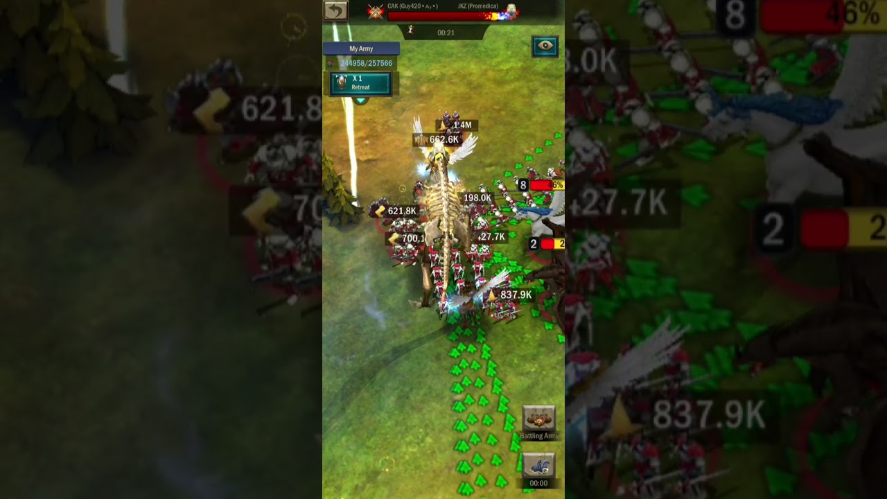 Void war between 360 and 71 - war and order