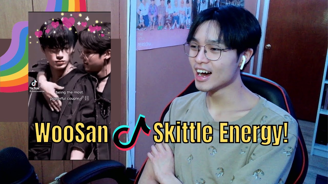 a gay reacts to ATEEZ WOOSAN TIKTOKS (WOOYOUNG and SAN)
