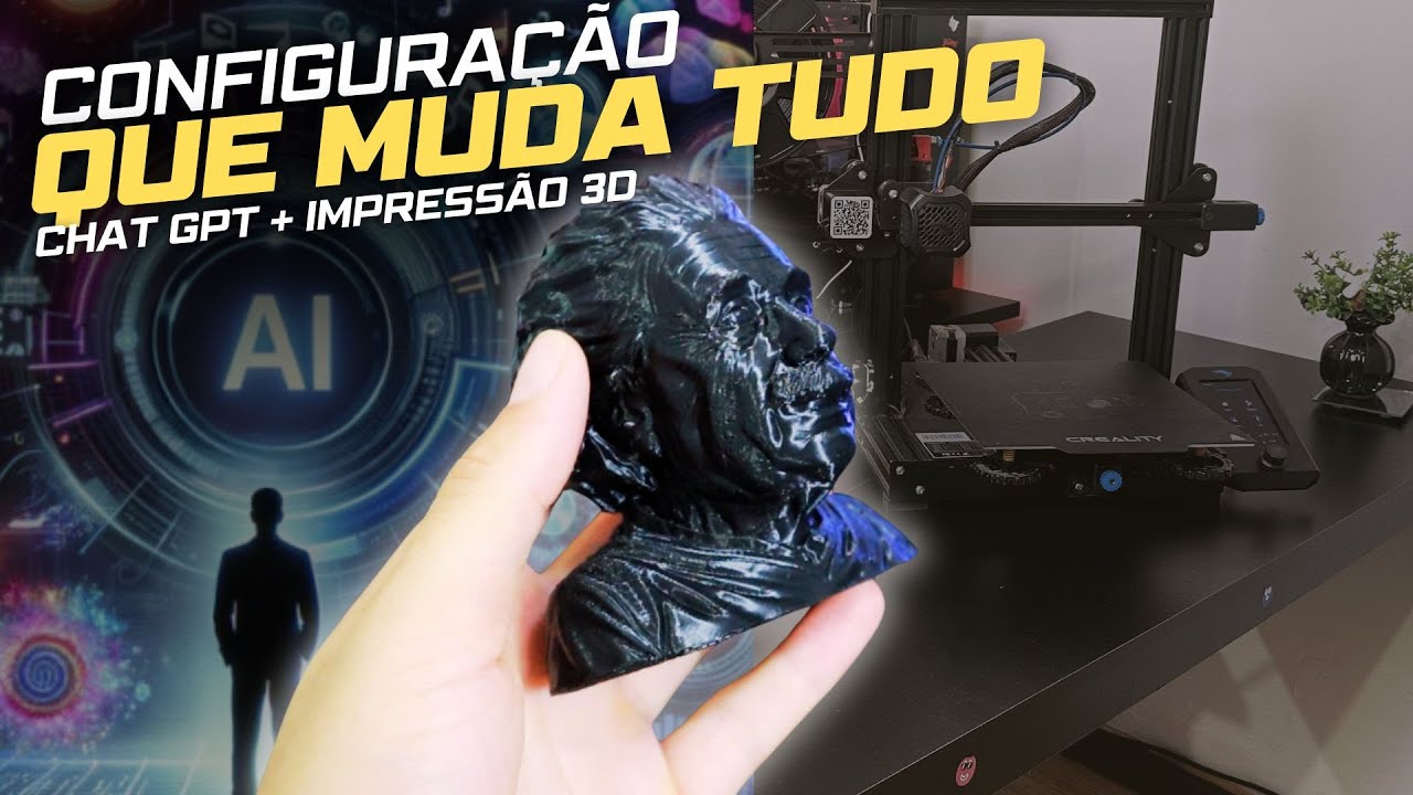 A MELHOR QUALIDADE QUE JÁ TIREI DA ENDER 3 COM AJUDA DA iA