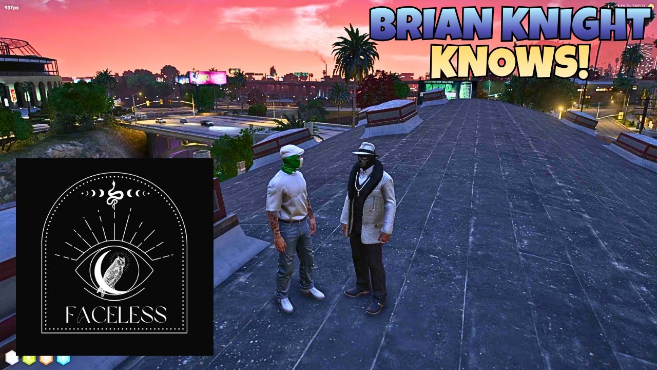 Дензел рассказал, что Брайан Найт знает всё о Безликом | NOPIXEL 4.0 GTA RP