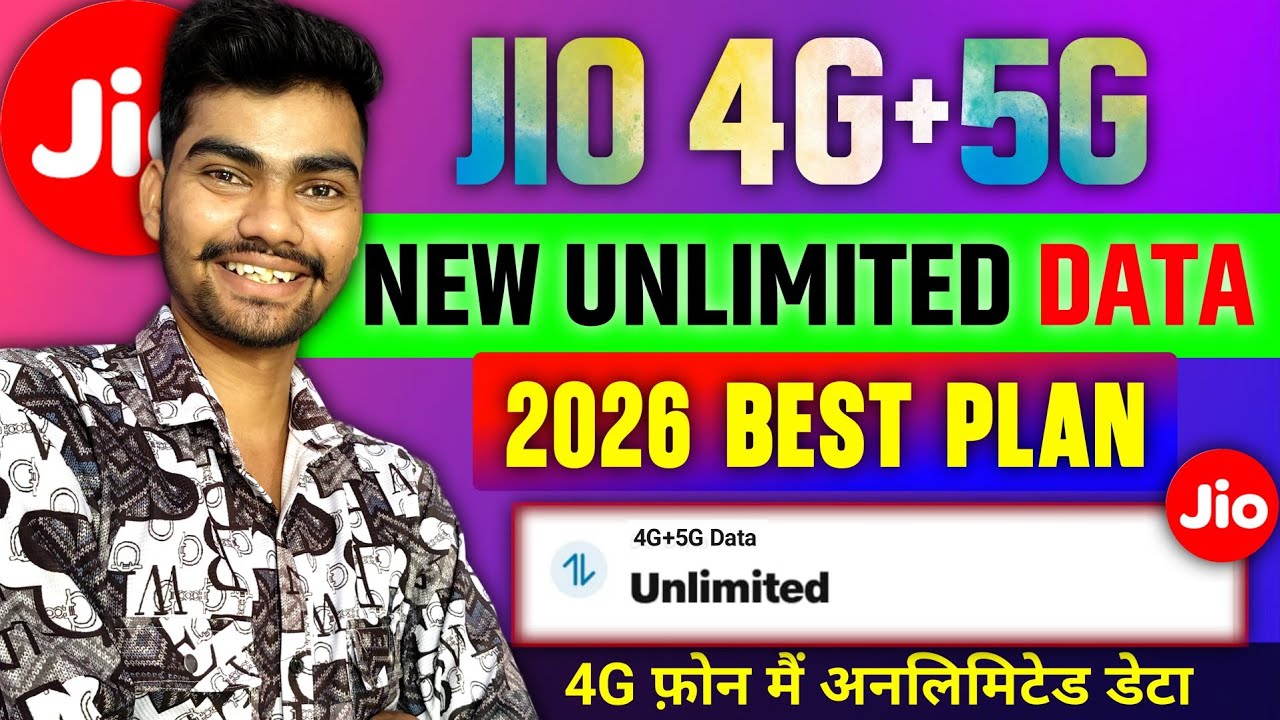 jio 4g unlimited data plans | jio unlimited 4g data plan | jio recharge plan 2026 | jio new 4g plan