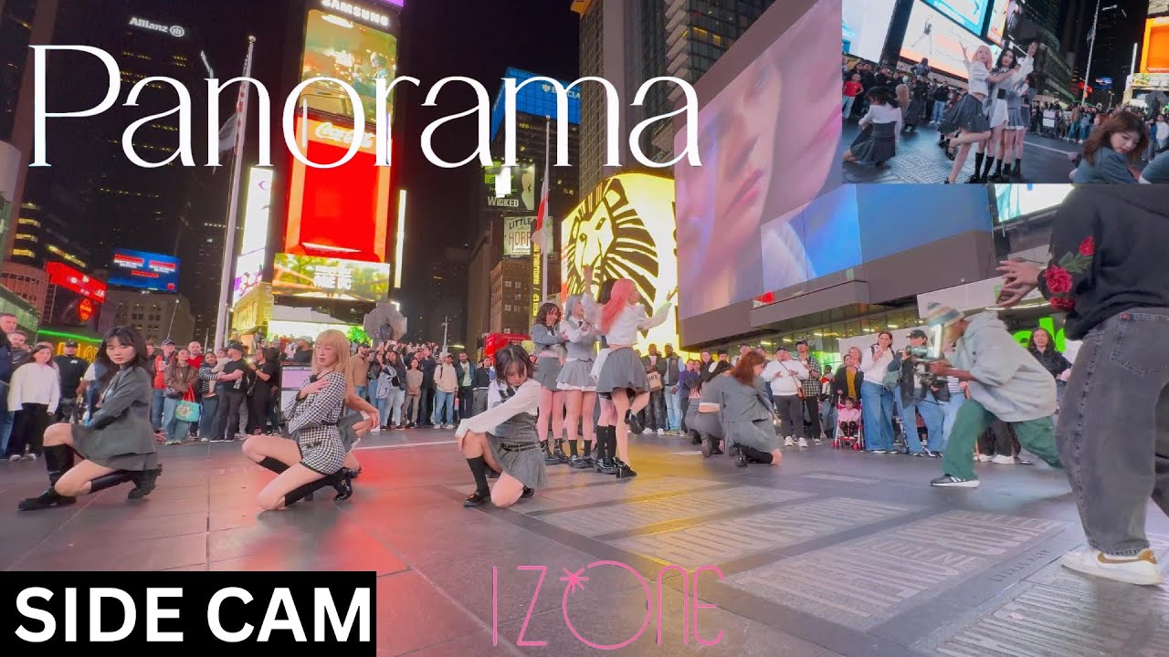 [SIDE CAM | KPOP IN PUBLIC TIMES SQUARE | ONE TAKE] IZ*ONE(아이즈원) - ‘Panorama’ | Dance Cover by GRL1S