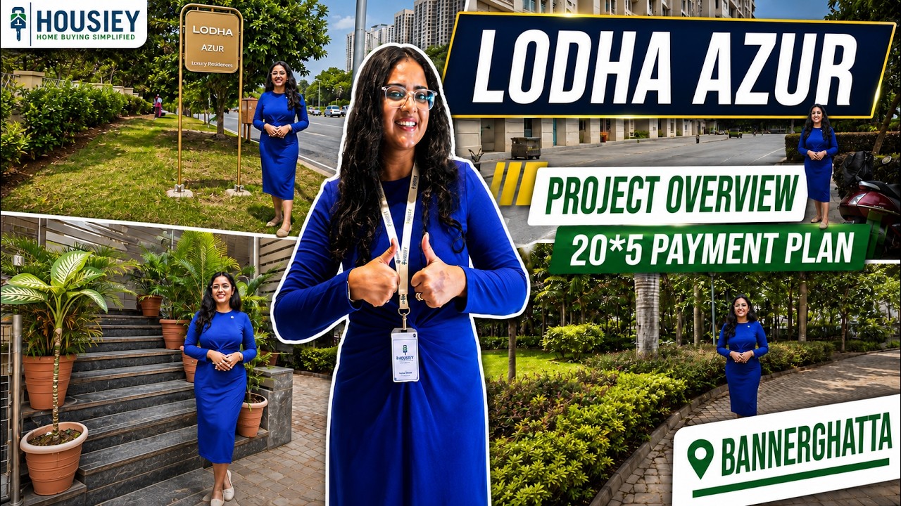 Lodha Azur Bannerghatta Tower F | Lake-View 3BHK & 4BHK Homes, 20*5 Payment Plan | Preferred Partner
