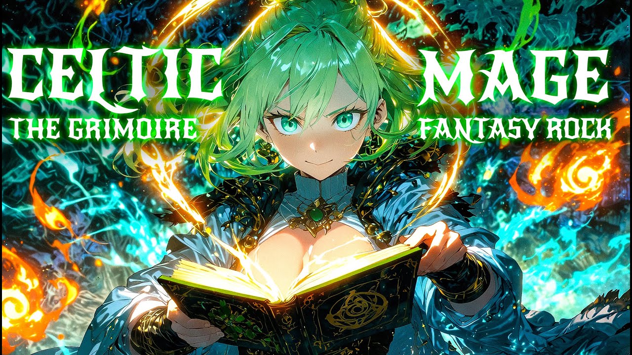 🔥Epic Celtic Mage 🌿Magic Battle Rock Fantasy 🎸 2 Hour of Choir Chant  BGM for for Gaming & Focus