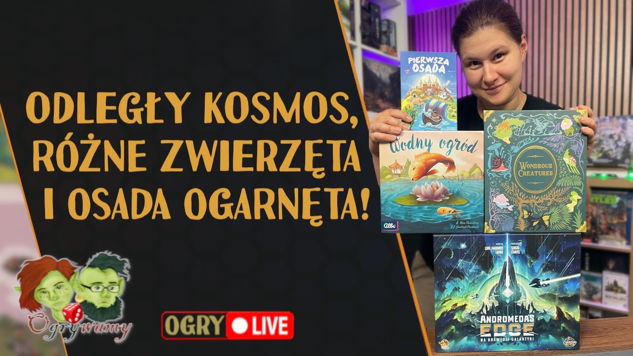 Odległy kosmos, r&oacute;żne zwierzęta i osada ogarnięta!  | Live u Ogrywamy! | Gry planszowe