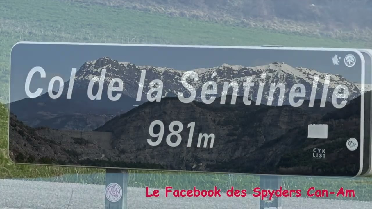En Can-Am Spyder RT2022 : Tour du lac de Serre-Ponçon dans les Hautes -Alpes