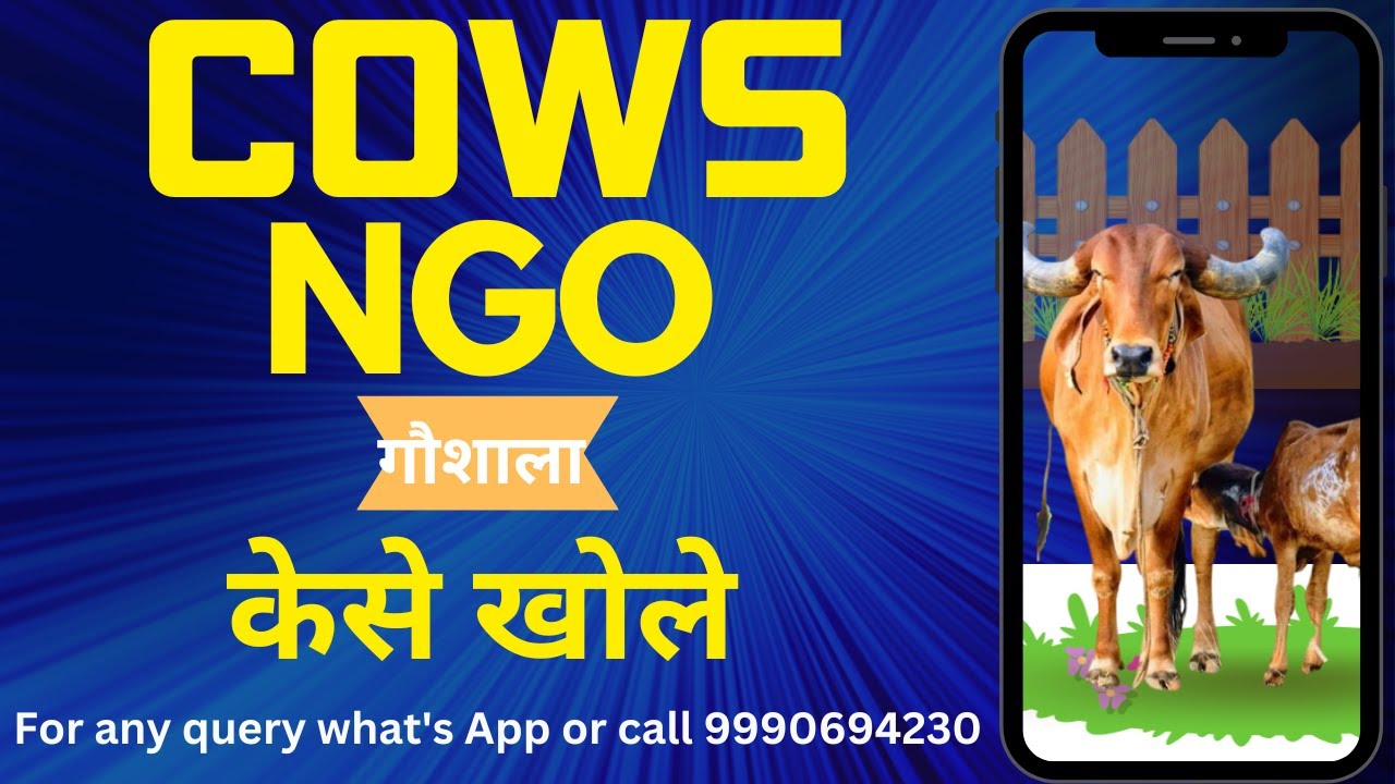 Cows Ngo Setup Process in India Step by Step