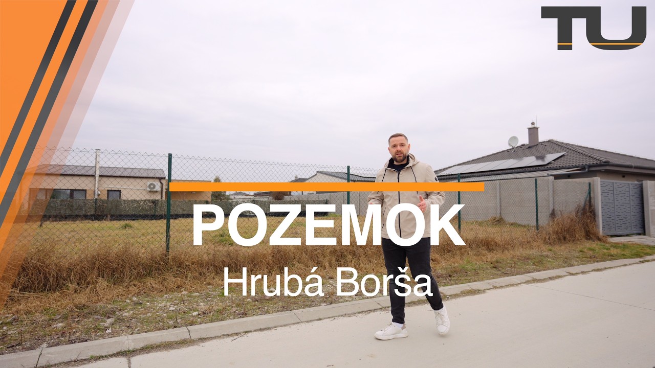 POZEMOK NA PREDAJ - Hrubá Borša