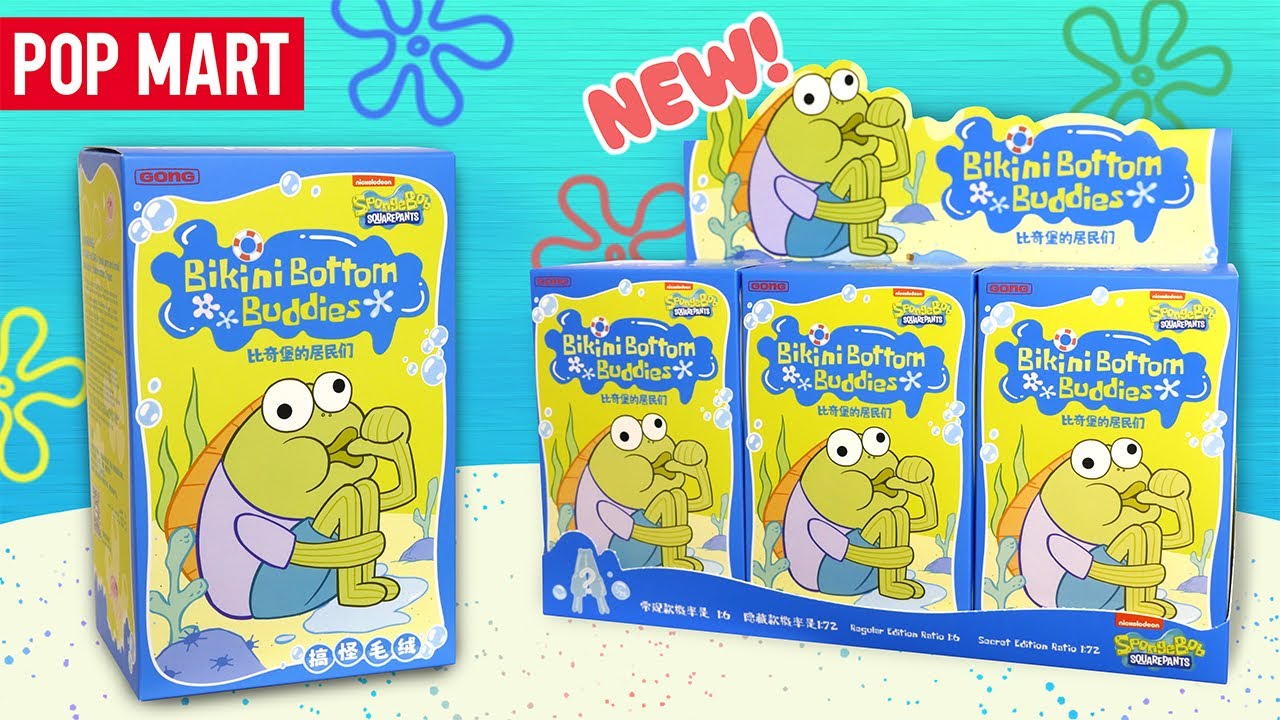 POP MART Bikini Bottom Buddies Blind Box FULL SET Unboxing