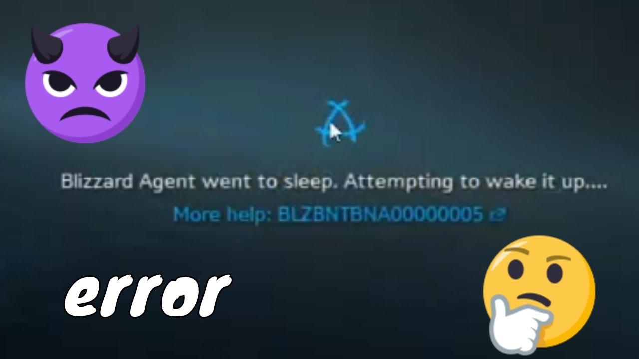 Blizzard Agent went to sleep. Attempting to wake it up...