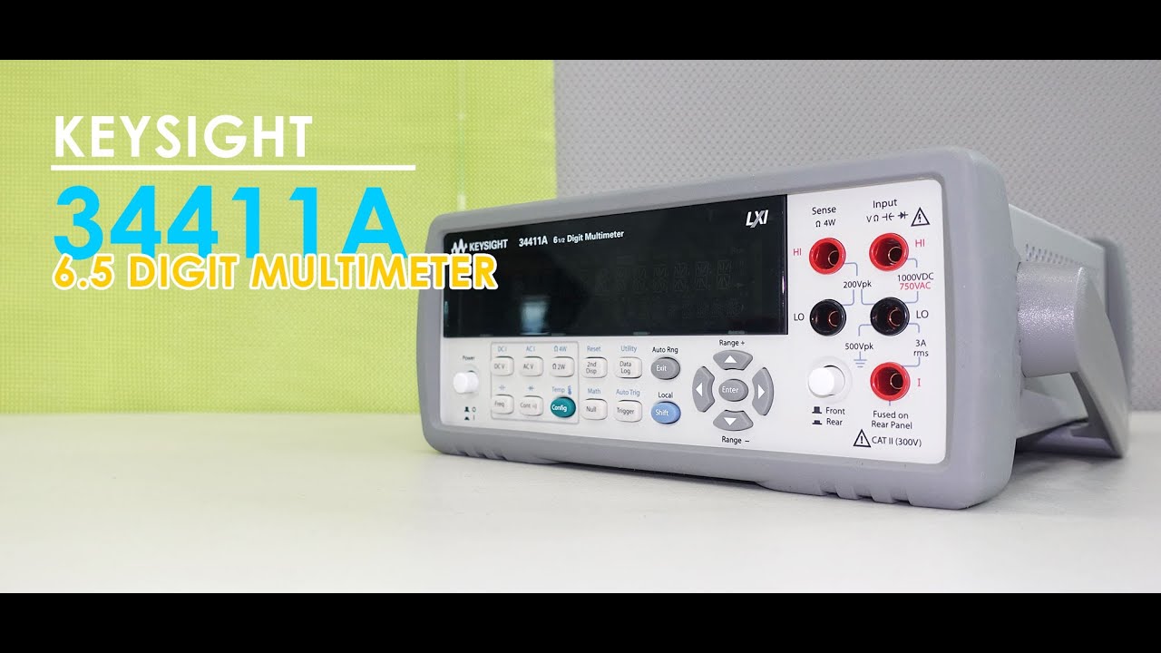 키사이트 / KEYSIGHT 34411A 6.5 디지트멀티미터, 기술을 채택한 멀티미터