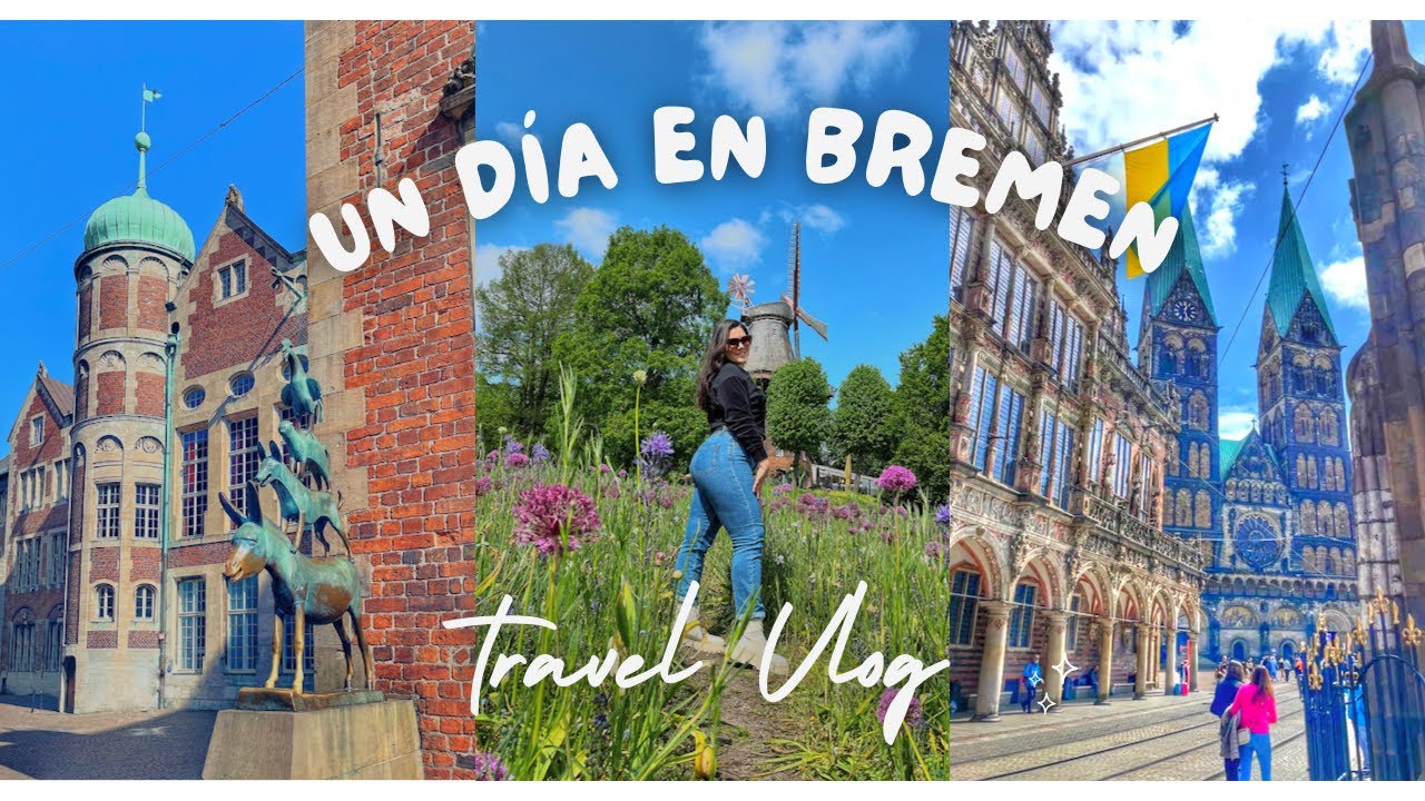 😊Un día conmigo en Bremen ✨Recorrido completo por esta pequeña ciudad alemana #bremen#viajes