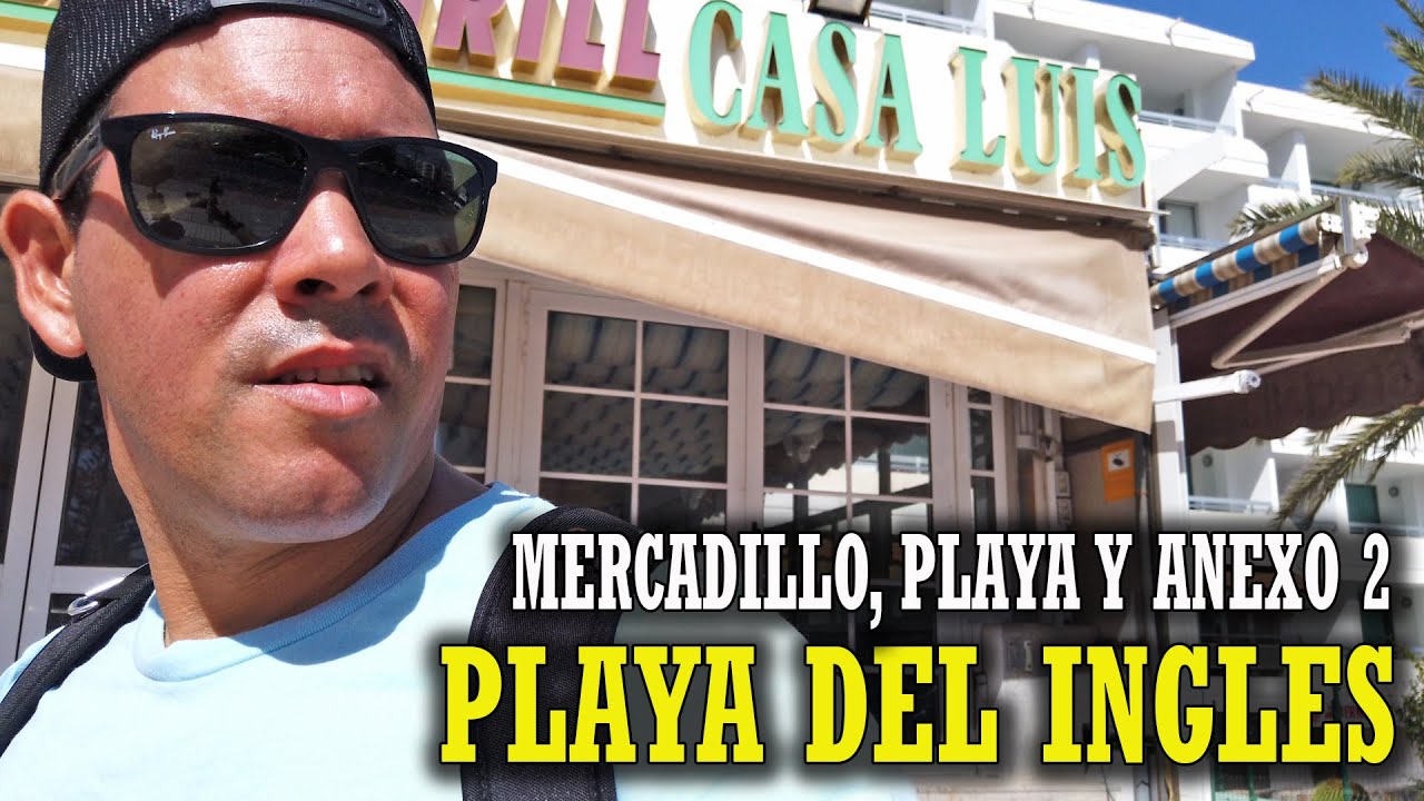 🇮🇨GRAN CANARIA Nueva ubicación del Mercadillo de MASPALOMAS en PLAYA DEL INGLES, Noviembre 2022.