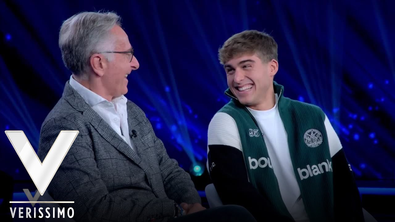 Verissimo - Paolo Bonolis e il figlio Davide